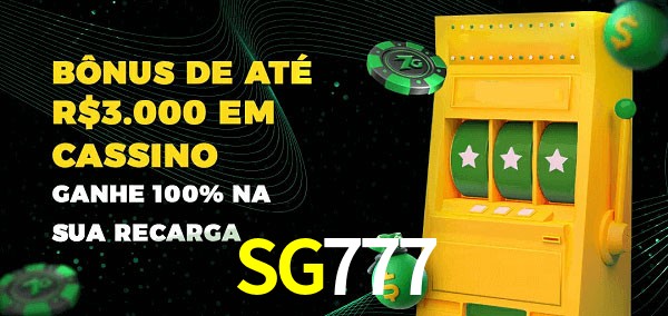 SG777 melhor bônus de depósito